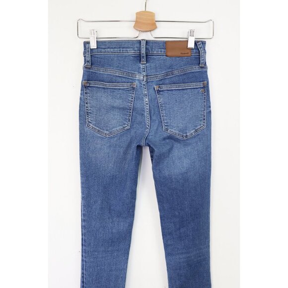 Madewell 9" Mid-Rise Skinny Crop Jeans Sz 23 Button-Front Tencel Denim Edition - Picture 9 of 10